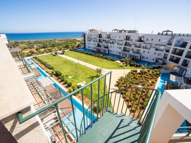 Türk Koçanlı 3 Yatak Odalı Penthouse | KDV Yok | Deniz Manzaralı | Thalassa Beach Resort, Bafra - Fotoğraf 4