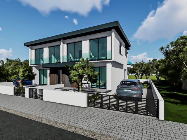 Gönyeli Bölgesinde Satılık 3+1 İkiz Villa - Fotoğraf 4