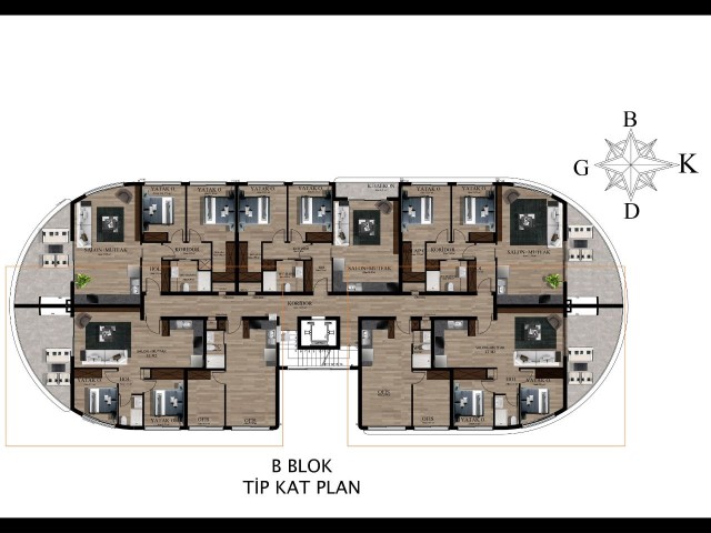 Gönyeli’de Satılık Modern 2+1 Daireler - Fotoğraf 2