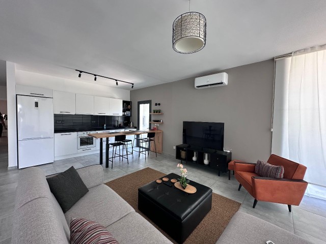 Lefkoşa'nın Kalbi Ortaköy'de Ful Eşyalı 2+1 Penthouse - Fotoğraf 2