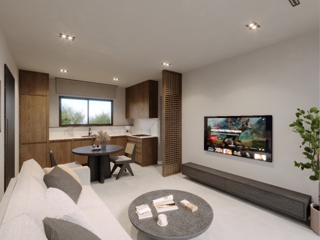 KKTC Girne Karşıyaka’da Satılık 1+1 Loft Daire Lüks ve Doğanın Huzurunu Yaşama Fırsatı Sunan Proje! - Fotoğraf 4