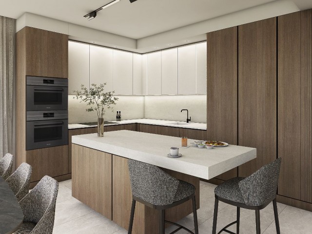 Lefkoşa Gönyeli de Yeni Çevre Yolun da 220 m2 Kapalı Alana Sahip 4+1 Satılık Dubleks Daireler! - Fotoğraf 3