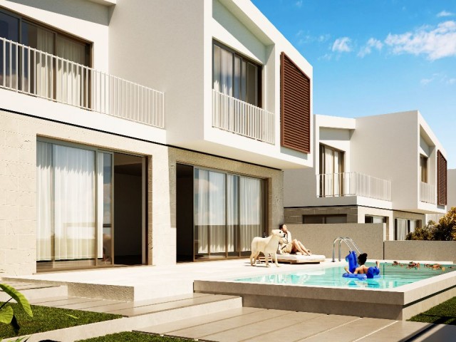 Lefkoşa Gönyeli de Yeni Çevre Yolun da 220 m2 Kapalı Alana Sahip 4+1 Satılık Dubleks Daireler! - Fotoğraf 4
