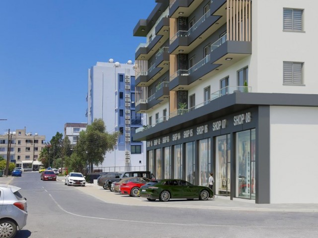 Girne‘nin Merkezinde, En İşlek Noktalardan Birinde Projeden Satılık Dükkanlar