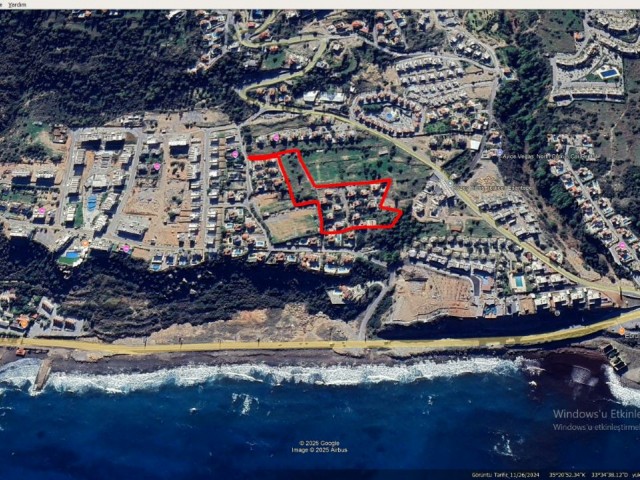 Girne Esentepe de kat karşılığı satılık arazi.