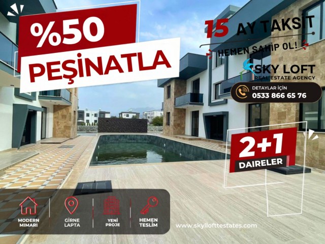 🏡 Girne Lapta’da Teslime Hazır 2+1 Daireler 🌊 - Fotoğraf 4