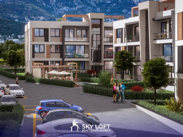 Lapta’da Teslime Hazır Faizsiz ve Uzun Vadeli Ödeme Planlı Modern 3+1 Daireler - Fotoğraf 2