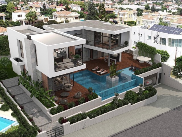 GİRNE BELLAPAİS’TE ÖZEL HAVUZLU 5+1 MODERN VİLLA | %40 PEŞİNAT KALAN %60 VADE
