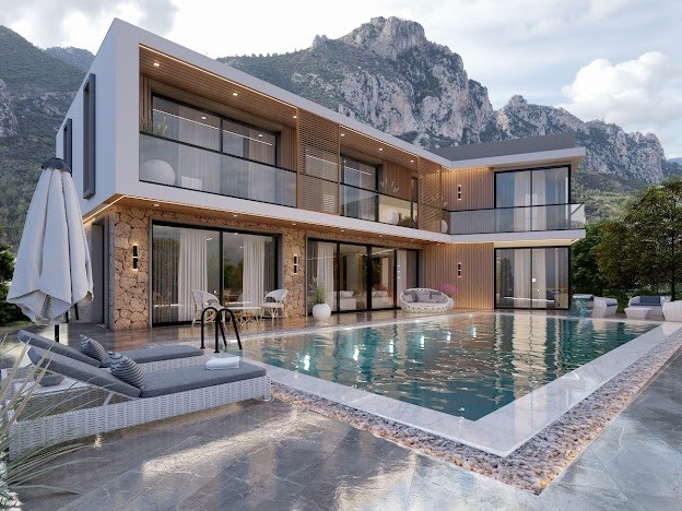 🏡 Karmi’de Satılık 6+1 Ultra Lüks Villa | Deniz & Dağ Manzaralı - Fotoğraf 2