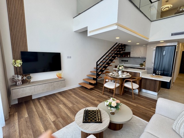 Hazır 2 Yatak Odalı Loft Penthouse | Çatı Çıkışı | Tapu Hazır | 5 Yıllık Taksit Planı | Panoramik Deniz ve Dağ Manzarası - Fotoğraf 3