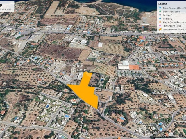 Kıbrıs Girne Zeytinlik Bölgesinde Türk Malı Satılık Arsa - Fotoğraf 2