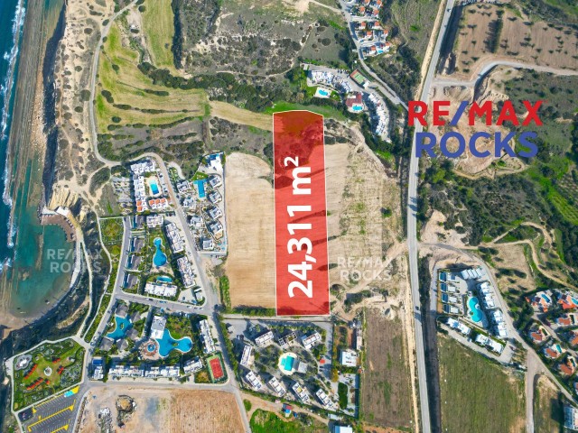 Girne Bahçeli'de Doğa ve Deniz Manzaralı 24311 m² Konut İmarlı Arsa Fırsatı!