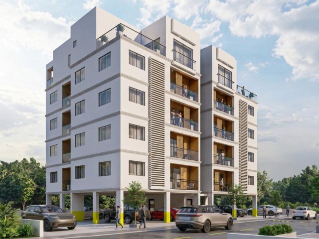 GAZİMAĞUSA GÜLSEREN PROJE AŞAMASINDA 2+1-3+1 DAİRELER VE 3+1 PENTHOUSE HAVUZLU SİTE