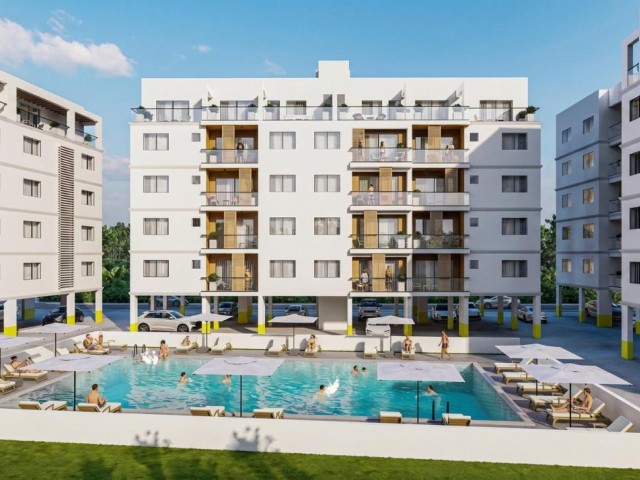 Gazimağusa Gülseren Proje Aşamasında 2+1-3+1 Daireler ve 3+1 Penthouse Havuzlu Site - Fotoğraf 3
