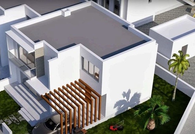 İskele Bahçeler Satılık Proje Aşamasında Satılık 2+1 Daireler -2+1 Luxury Dublex Vıllalar-4+1 Deluxe Vıllalar - Fotoğraf 3