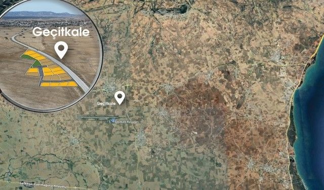 TOPRAKTAN YATIRIM FIRSATI!!!GAZİMAĞUSA GEÇİTKALE SATILIK PARSELASYON ARSALAR