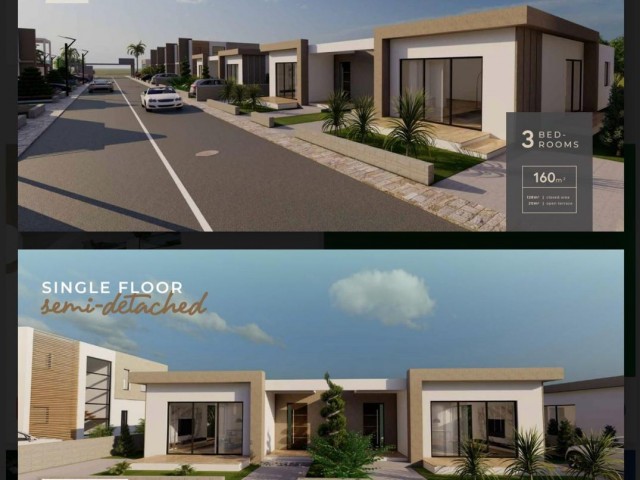 İSKELE BÖLGESİ PROJE AŞAMASINDA 1+1 LOFT / 2+1 DAİRE / 3+1 İKİZ MÜSTAKİL VE 3+1 DUBLEKS VİLLA