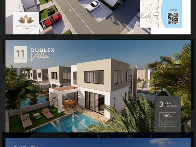 İskele Bölgesi Proje Aşamasında 1+1 Loft / 2+1 Daire / 3+1 İkiz Müstakil ve 3+1 Dubleks Villa - Fotoğraf 2