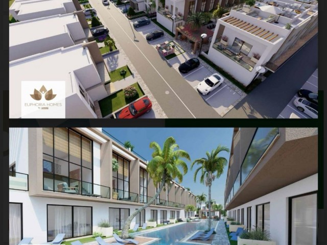 İskele Bölgesi Proje Aşamasında 1+1 Loft / 2+1 Daire / 3+1 İkiz Müstakil ve 3+1 Dubleks Villa - Fotoğraf 3