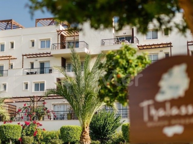 Bafra'da Thalassa Beach Resort Rezidansında, Beyaz Esyali, 1. Kat, Deniz Manzaralı 3+1 Daire! Hazır Türk Tapusu. Denize Sıfır! - Fotoğraf 4