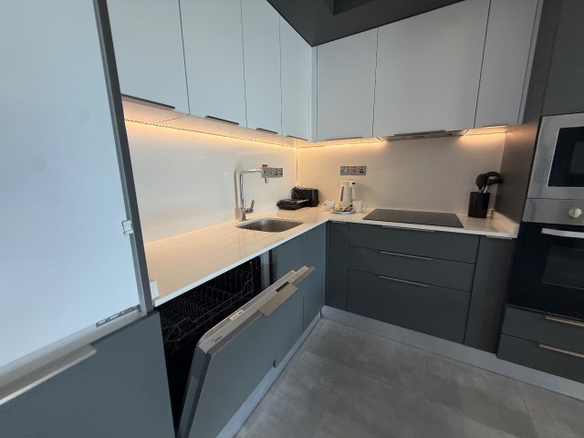 Courtyard Sitede Design Paketiyle, 1+1 Daire. Yaşamak ve Günlük/Aylık Kiralamak İçin İyi! Devir Contract Ucreti Dahildir! Krediye Uygun!