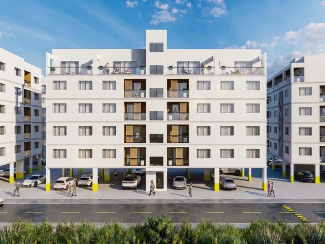 Gazimağusa Gülseren Bölgesinde Yep Yeni Bir Proje!!!! Elden Ödemeli Satılık 2+1/3+1 Daireler - Fotoğraf 3