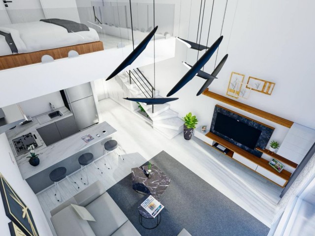 İskele Bölgesi Yapım Aşamasında Stüdyo ve 1+1 Loft Daireler - Fotoğraf 4