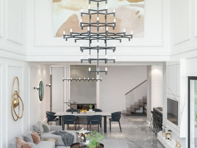 Girne, Karaoğlanoğlu (4+1) lüks villa + havuz, mevcut Ödeme planı - Fotoğraf 3