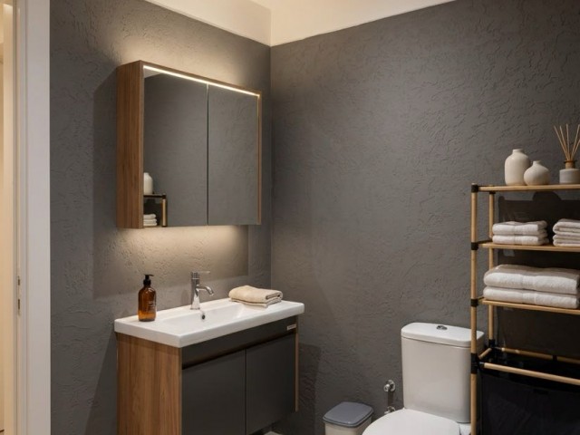 Lefkoşa Hamit köyde satılık Türk Koçanlı 2+1 daire ( yarı eşyalı )