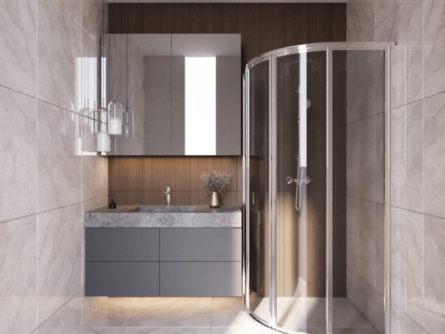 Lefkoşa Minareliköy'de Modern 2+1 Daire - Bahçe ve Ortak Havuz Keyfi