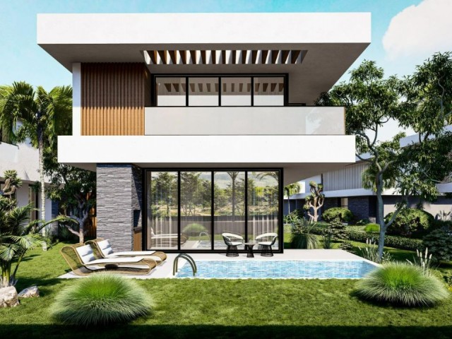 Magusa, Yeni Bogazici Villa (3+1), Turkce Tapu - Fotoğraf 2