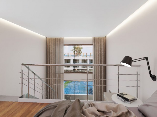 Kyrenia, Esentepe'de Büyüleyici Manzaralı Satılık (1+1) PentHouse, 12.2026 :Hazır