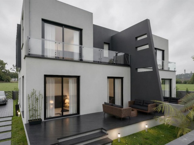 Gazimağusa Tuzla’da Satılık Modern İkiz Villa | Geniş ve Ferah Yaşam Alanı