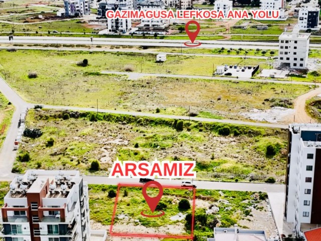 Gazimağusa / Kaliland - Kat Karşılığı Satılık Arsa | 557 Metre Kare | Gazimağusa - Lefkoşa Anayolu Üzerinde | ***KAT KARŞILIĞI*** | KIZILÖRS INVESTMENT - Fotoğraf 4
