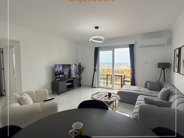 🌊 99.000 £ | Eşdeğer Tapusu Hazır | Gazimağusa Merkezde Her Gün Deniz Manzarasına Uyanacağınız Lüks 2+1 | Angel Towers | KIZILÖRS INVESTMENT