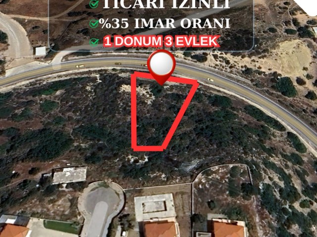 KIZILÖRS INVESTMENT'dan Girne - Esentepe Bölgesin'de Satılık Ticari İzinli Arsa - Fotoğraf 2