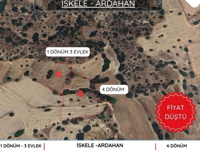 İskele / Ardahan - Satılık Arazi | 5 Dönüm 3 Evlek | Toplam ~ 15.000 £ | KIZILÖRS INVESTMENT