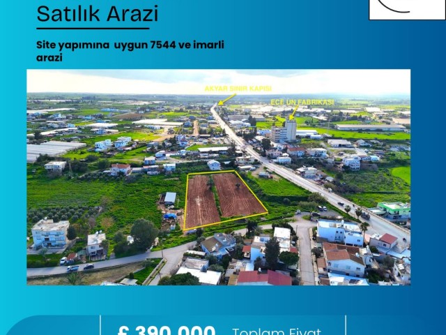Gazimağusa 2,5 Mil Yol Üstünde Satılık 5 Dönüm 2 Evlek Arazi - Fotoğraf 2