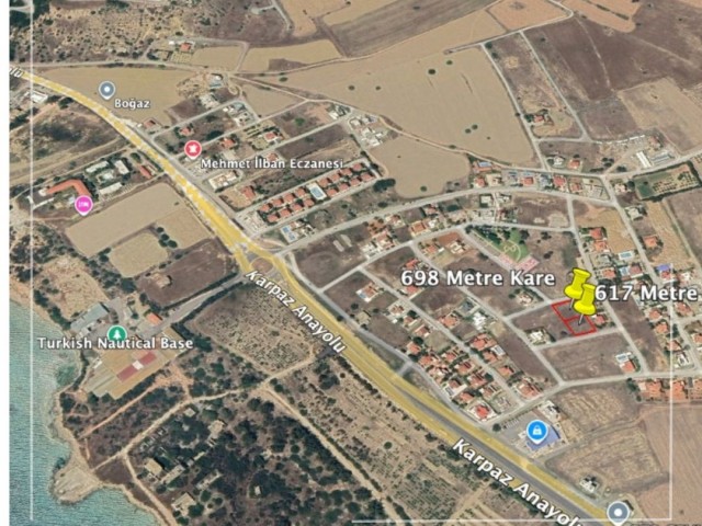 🌿İskele Boğaz’da Satılık Arsalar | Dubleks Villa Yapımına Uygun | 617 ve 698 Metre Kare | % 50 İmarlı | Denize 500 m | Yatırımlık Fırsat - Fotoğraf 4