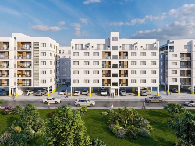 Gazimağusa Gülseren'de Proje Aşamasındaki Modern 2+1 Daire peşin 79 bin stg 12 ay 85 bin stg 24 ay 89 bin stg