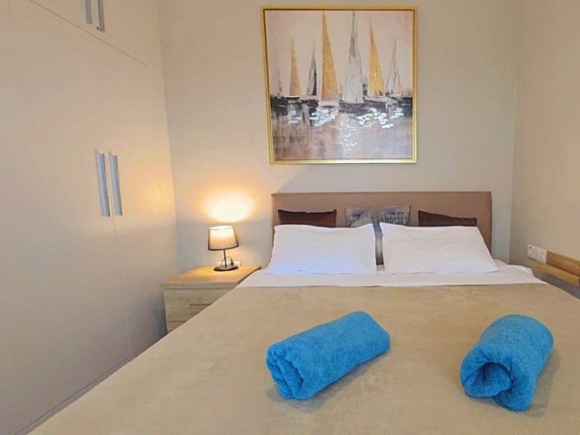 Thalassa Beach Resort Site içerisinde deniz manzaralı 1+1 daire SA-1-0307 - Fotoğraf 2