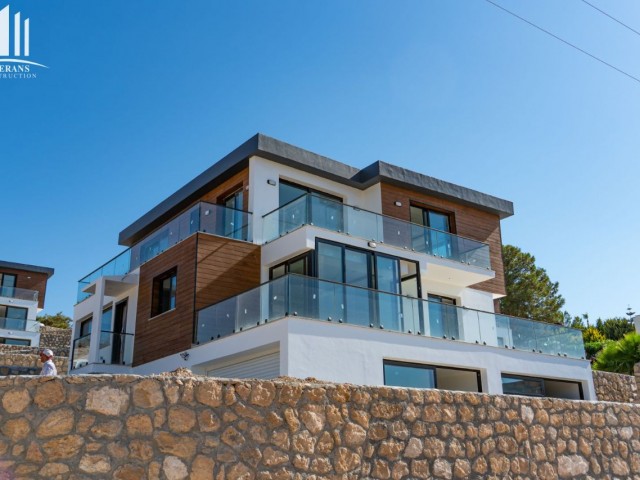 Girne Çatalköy'de Kesintisiz Deniz Manzaralı Ultra Lüks 4+1 ve 4+2 Villalar - Fotoğraf 2