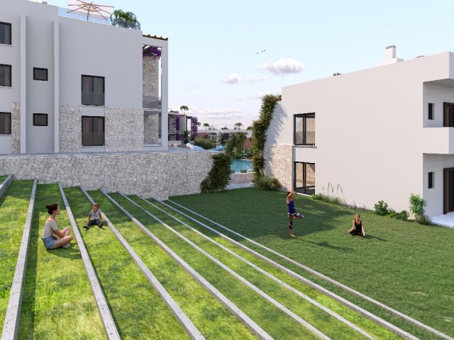 Girne Esentepe Bölgesinde Bulunan "Aquamarine Nuance" Projesinde Satılık 2+1 Loft Daireler - Fotoğraf 2