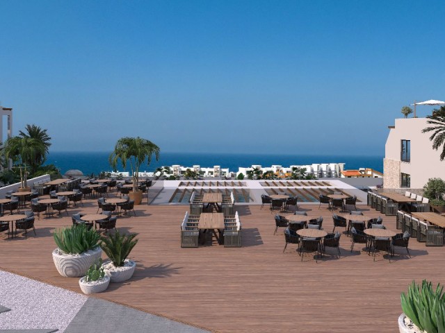 Girne Esentepe Bölgesinde Bulunan "Aquamarine Nuance" Projesinde Satılık 2+1 Loft Daireler - Fotoğraf 4