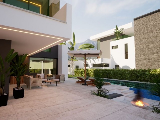 Dağ ve Deniz Manzaralı 5+2 Tripleks Villa – Açık-Kapalı Havuzlar, Sauna & Hamam - Fotoğraf 3
