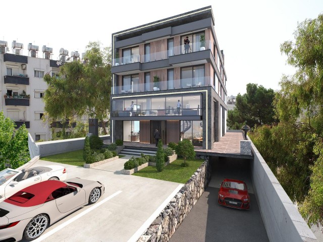 Girne Alsancak Merkezde Asansörlü Lüks 2+1 Daireler - Fotoğraf 3