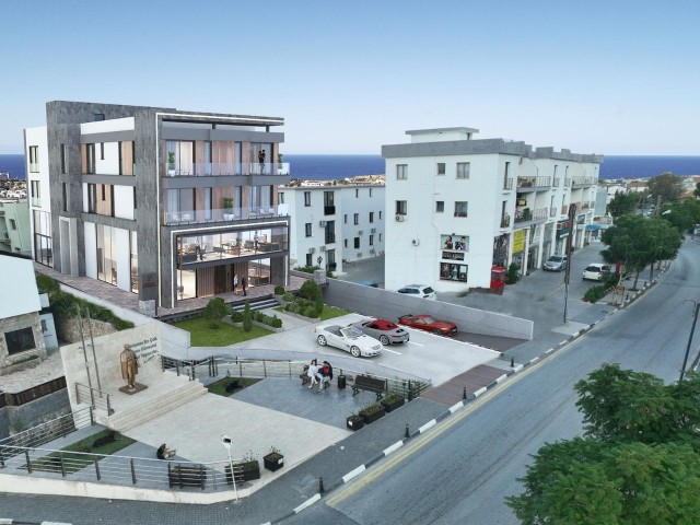 Girne Alsancak Merkezde Asansörlü Lüks 2+1 Daireler - Fotoğraf 4