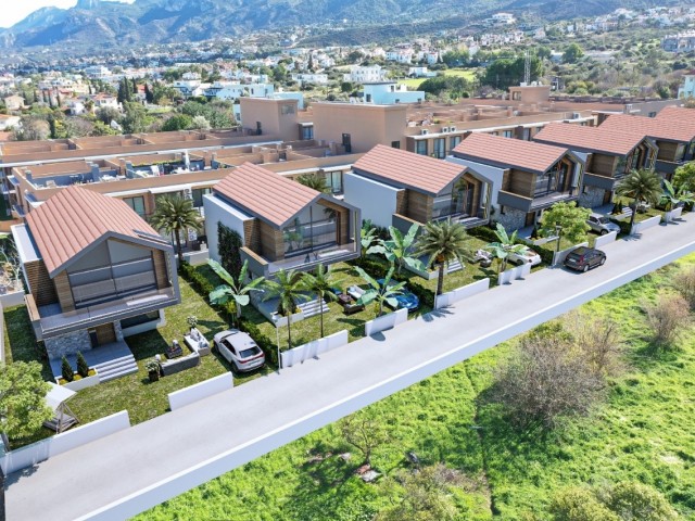 Girne Doğanköy bölgesinde satılık 3+1 ,180 m² Unique Life Tiny House mimarisi ve işlevsel tasarımı sayesinde ferah ve konforlu bir atmosfer sunuyor