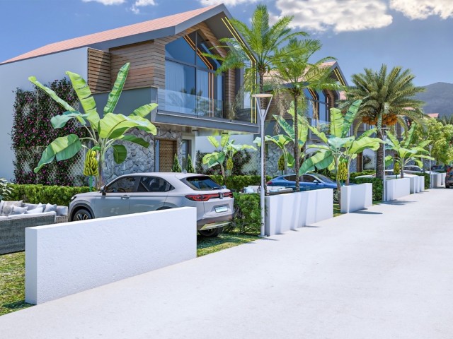 Girne Doğanköy bölgesinde satılık 3+1 ,180 m² Unique Life Tiny House mimarisi ve işlevsel tasarımı sayesinde ferah ve konforlu bir atmosfer sunuyor - Fotoğraf 3