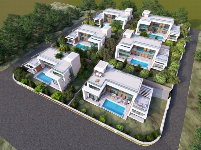 Çatalköy’de Kesintisiz Deniz Manzaralı, Özel Havuzlu 4+1 Satılık Villa - Fotoğraf 4